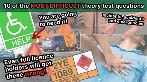 most difficult theory test questions